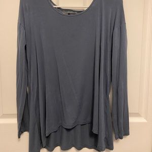 AMERICAN EAGLE Soft&Sexy Lace Back Long Sleeve Top